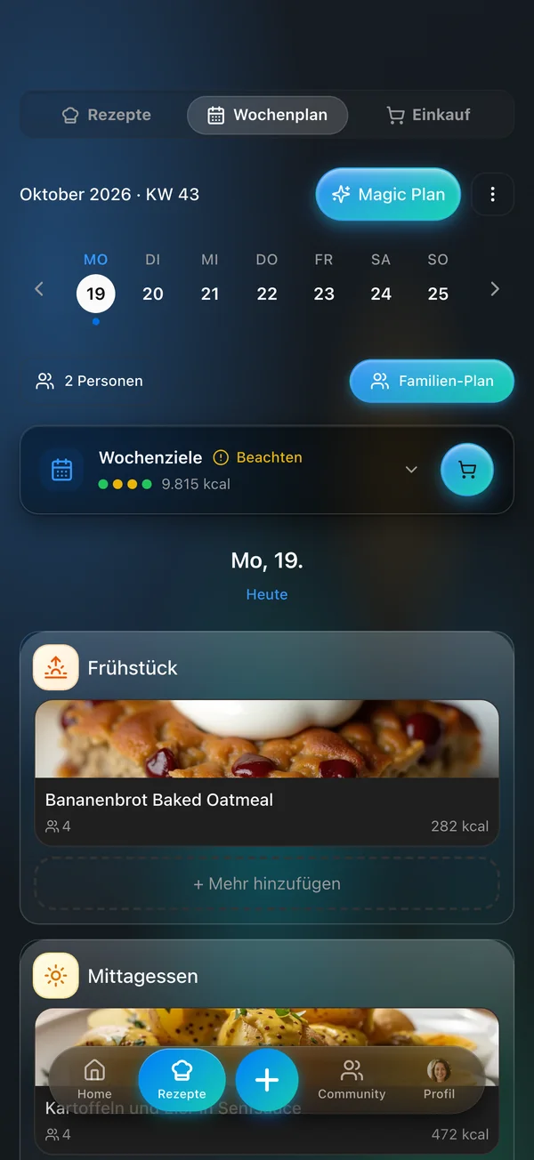 Deine Woche, perfekt geplant