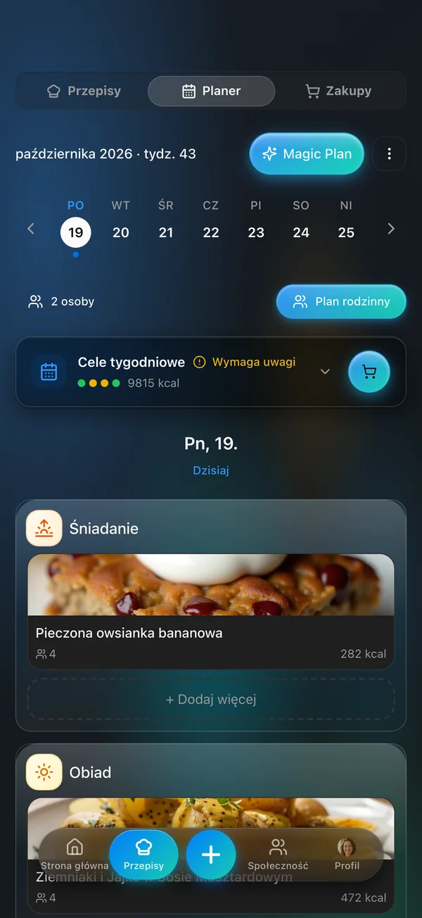 Twój tydzień, idealnie zaplanowany
